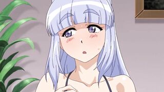 Anime hentai student sucks teacher's cock