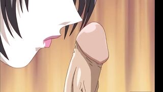 Busty and horny MILF seduces her stepson in anime mom porn