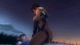 Hot anime porn compilation featuring Overwatch heroines
