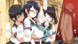 Cock-hungry anime nymphos practice sex and it's uncensored