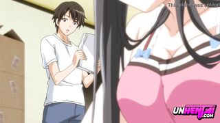 Guy covers roommates with cum in funny free anime porn clip