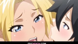 Slutty gyaru girls have fun in hot anime porn video