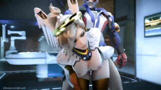 The best collection of 3D girls from overwatch