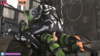 Pretty girls fucked in hot Overwatch anime sex compilation