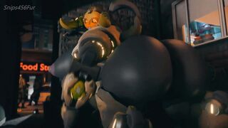Hot 3d anime porn compilation with Overwatch character Orisa
