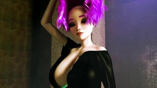 Mommy analyzed by sweet girl with dick in 3d anime futa porn