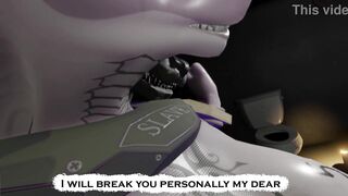 Innocent dino punished by his friend in xvideos furry clip