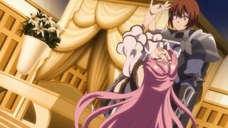 Pink-haired princess properly drilled in fantasy hentai video