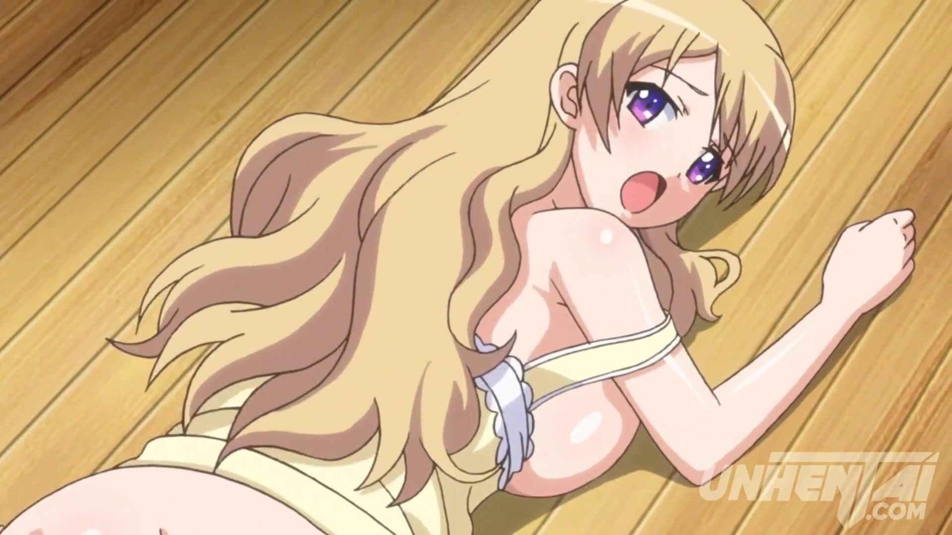 Hentai threesome sucking and riding a dick