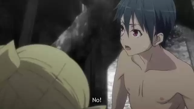 Boy Hentai - Boy surrounded by slutty cuties in Trinity Seven hentai video