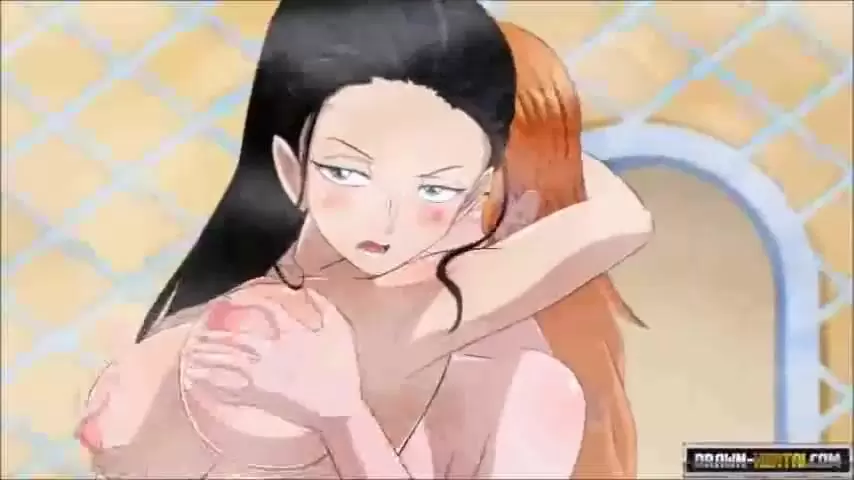 Futa Sex - Brunet blackmailed into sex with teacher in anime futa porn