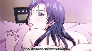 Busty housewife copulates with guys in uncensored hentai porn