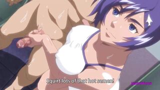 Busty schoolgirl fucked and facialized in best hentai video