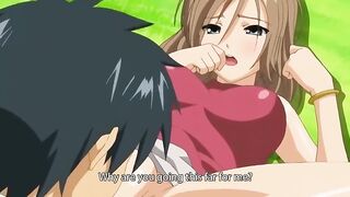 Guy gets a nice hentai public blowjob from a virgin