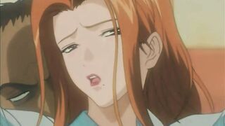 Rough Doggystyle Fuck for Hairy Pussy Hentai Babe in Public