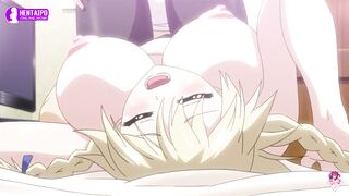 Thick Blonde Step-Sis Begs for Stocking Stuffing