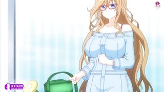 The busty glasses girl was fucked in doggystyle by her lover