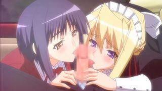Hot blonde maid gets fucked hard in this hot hentai compilation