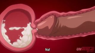 A petite Japanese girl gets her pussy filled with cum