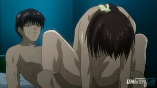 Young Japanese schoolgirl masturbates in the classroom, getting caught in a naughty act