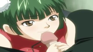 A busty Japanese girl gets fucked hard on the train in this uncensored hentai