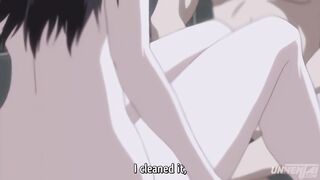 Hot step sister and step brother fucking in the bathtub, unfiltered Japanese action