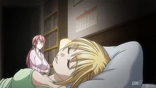 A hot step mom is massaging her young step daughter in a sensual way