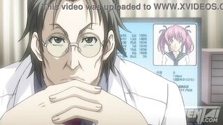 The busty teen gets checked up by a doctor in this uncensored scene