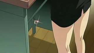 The hot MILF teacher gets creampied after being spied on