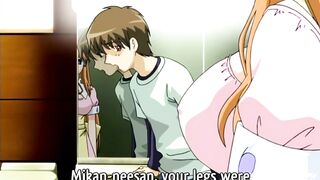 Young guy fucks his stepsister in public, she squirts on him