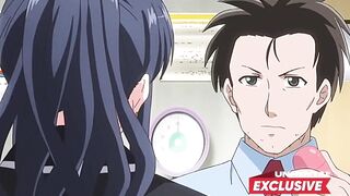 The young girl is checking up with the doctor and gets intimate