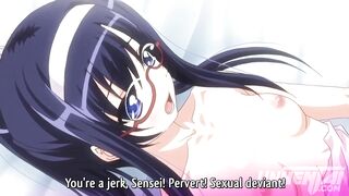 The pretty girl rubs her pussy on the table thinking about her stepbrother
