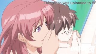 A big-breasted step mom seduces her little stepson in this exclusive uncensored hentai content