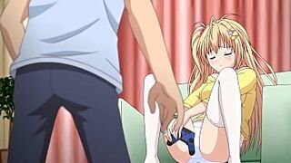 My 18yo virgin step sister got caught masturbating with my console control