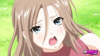 A teacher with big boobs punishes her student in a steamy hentai scene