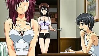 The step sister was caught by her brother while masturbating