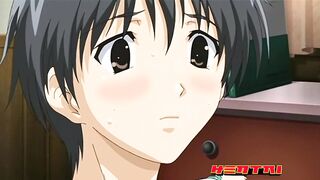 The step sister was caught by her brother while masturbating