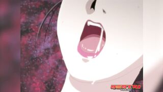 A stepson catches his stepmom wearing only lingerie and masturbating