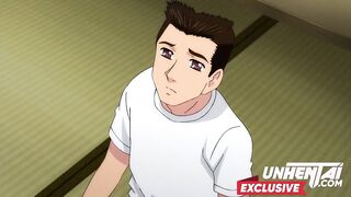 Horny Japanese MILFs fuck each other and the photographer in an uncensored scene
