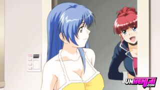 A stepsister has been caught smelling her stepbrother's underwear