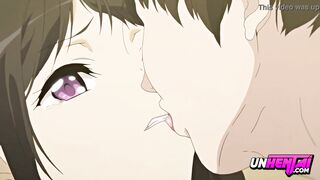 I made my stepsister squirt and cum on my dick - Hentai