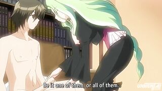 The busty maid got caught in a compromising situation with the boss