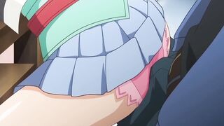 The stepbrother gets a big dick when the stepsister sits on him