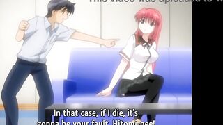 I got caught touching my busty step sister while resting - Hentai [Subtitled]