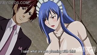 The busty MILF is getting fucked hard in this hot scene