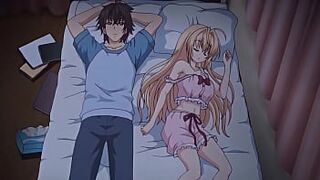I took a nap with my new step sister - Hentai [Subtitled]
