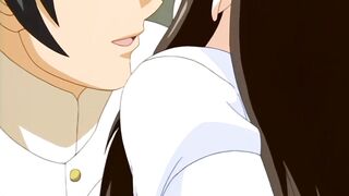 A college girl in hot shorts gets wet when touched - Hentai Uncensored [Subtitled]