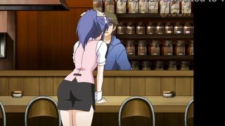 The young guy was caught peeking at the sexy MILF